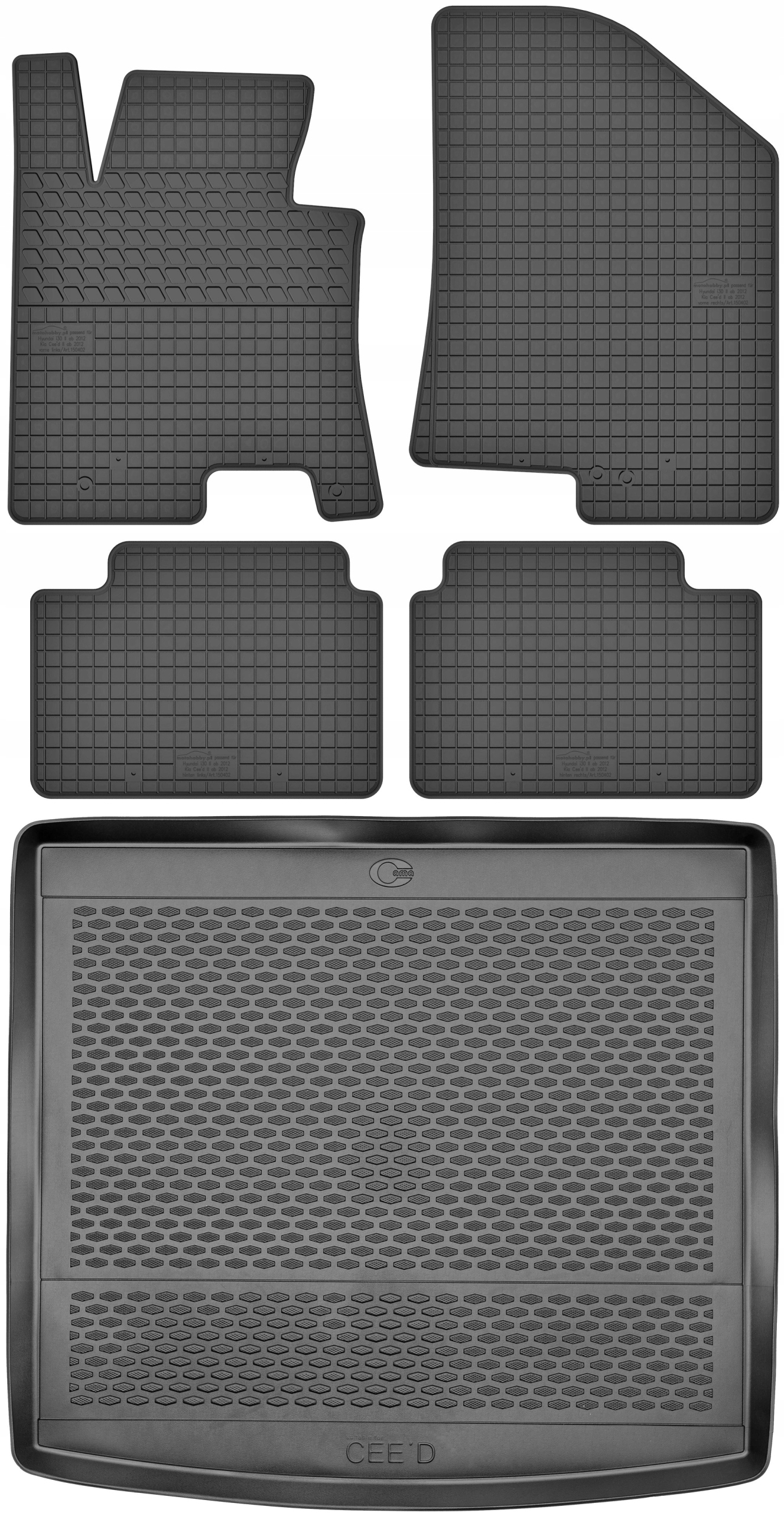 Kia Ceed II Sw 2012-2018 Koberce rohož