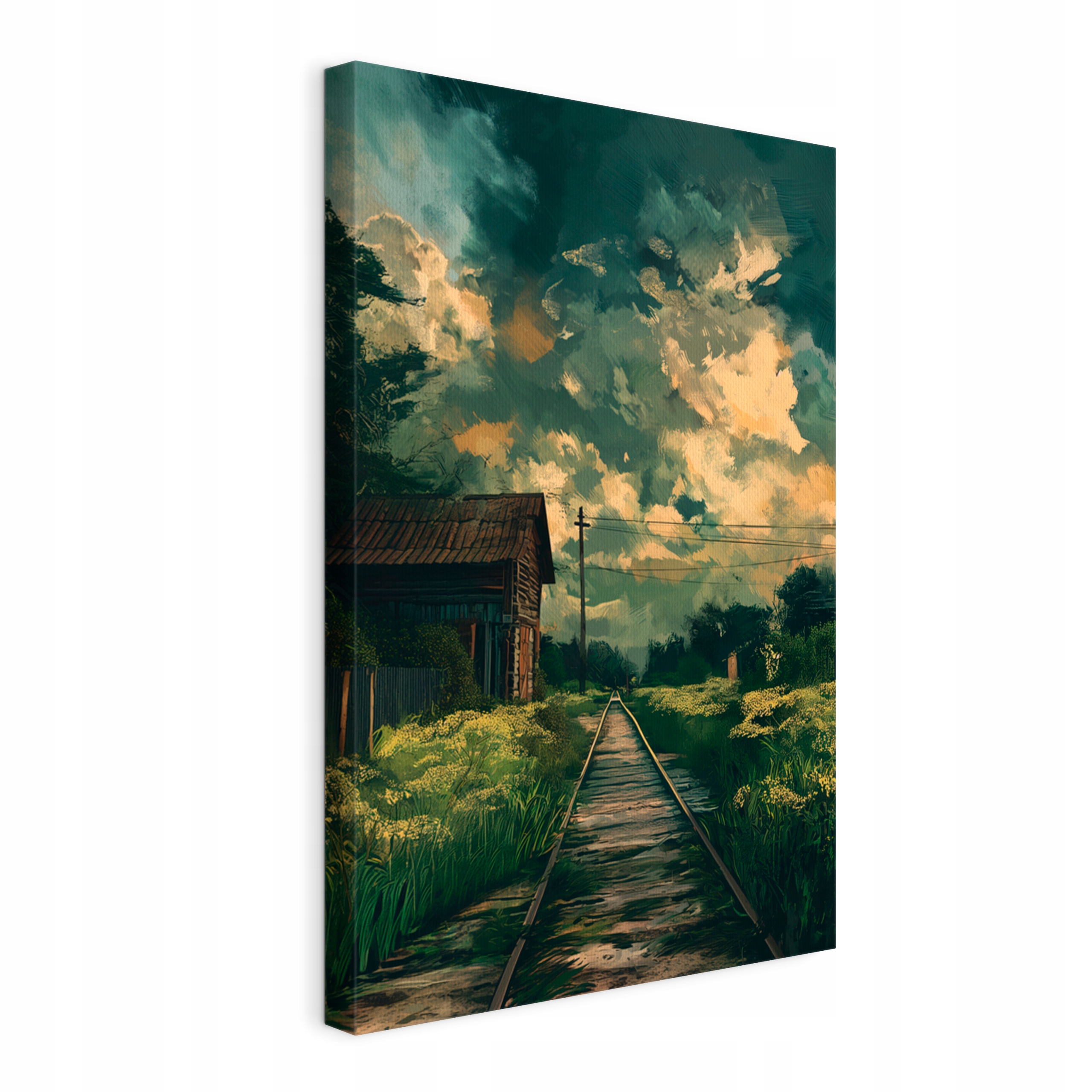 Obraz na plátně Tory Dům Bouře do obývacího pokoje Ložnice 60x90