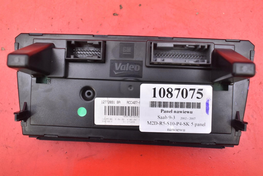 control panel air conditioning devices KLIMY 12772891BA SAAB 9-3 2 II 02-07