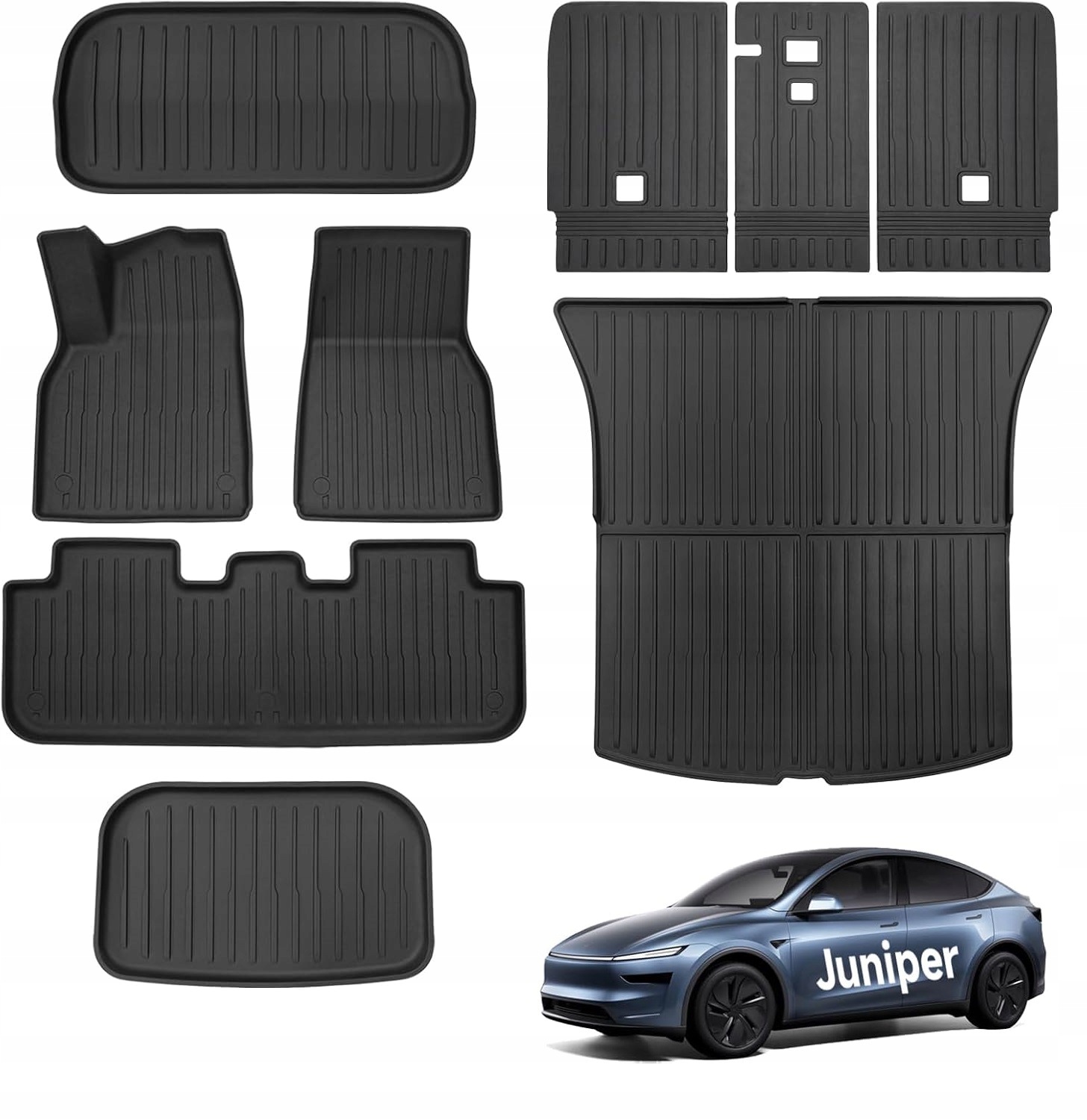 Dywaniki Samochodowe Tesla Model Y 2025–2026 Juniper Komplet 9 szt.