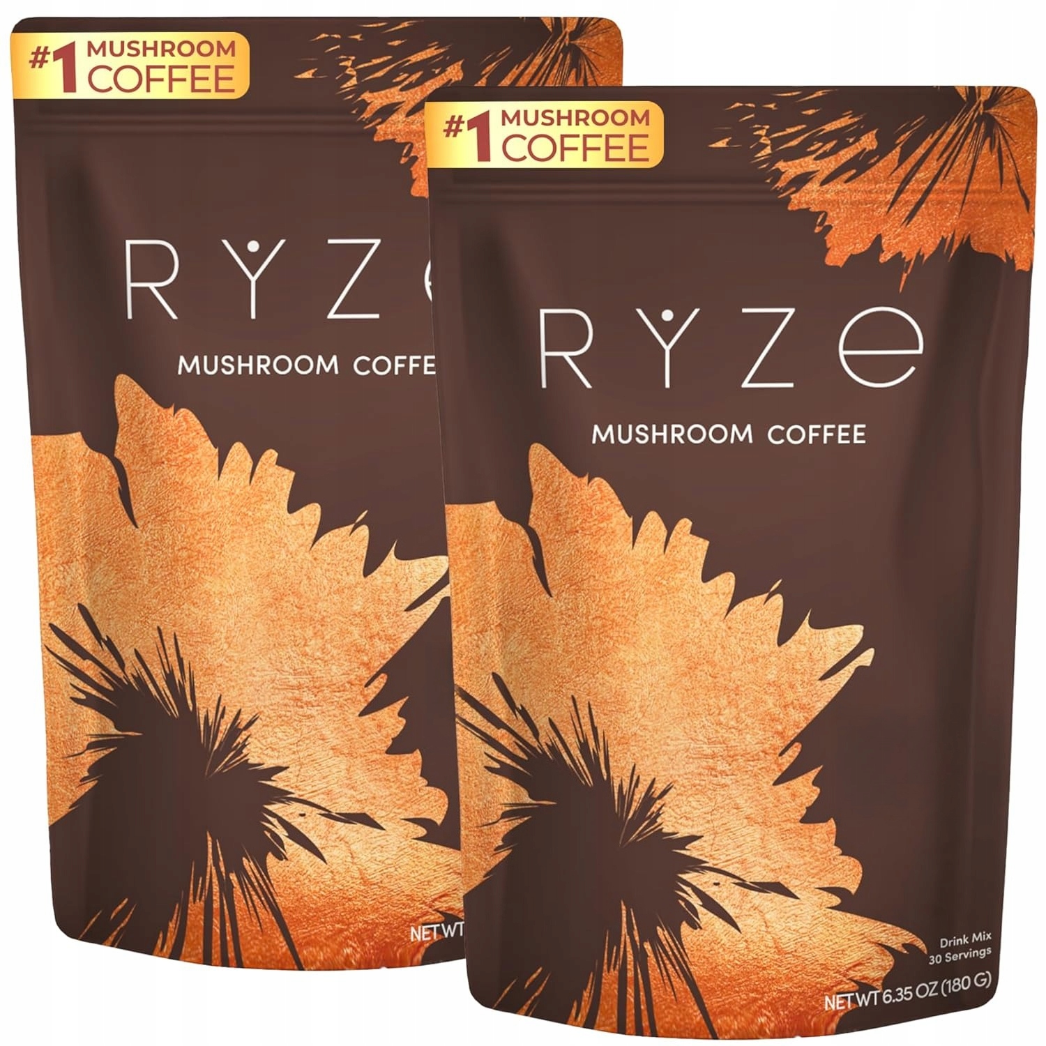 Ryze Houbová Káva – Startovací Sada, Usda Organická Instantní Káva, 2 Sáčky