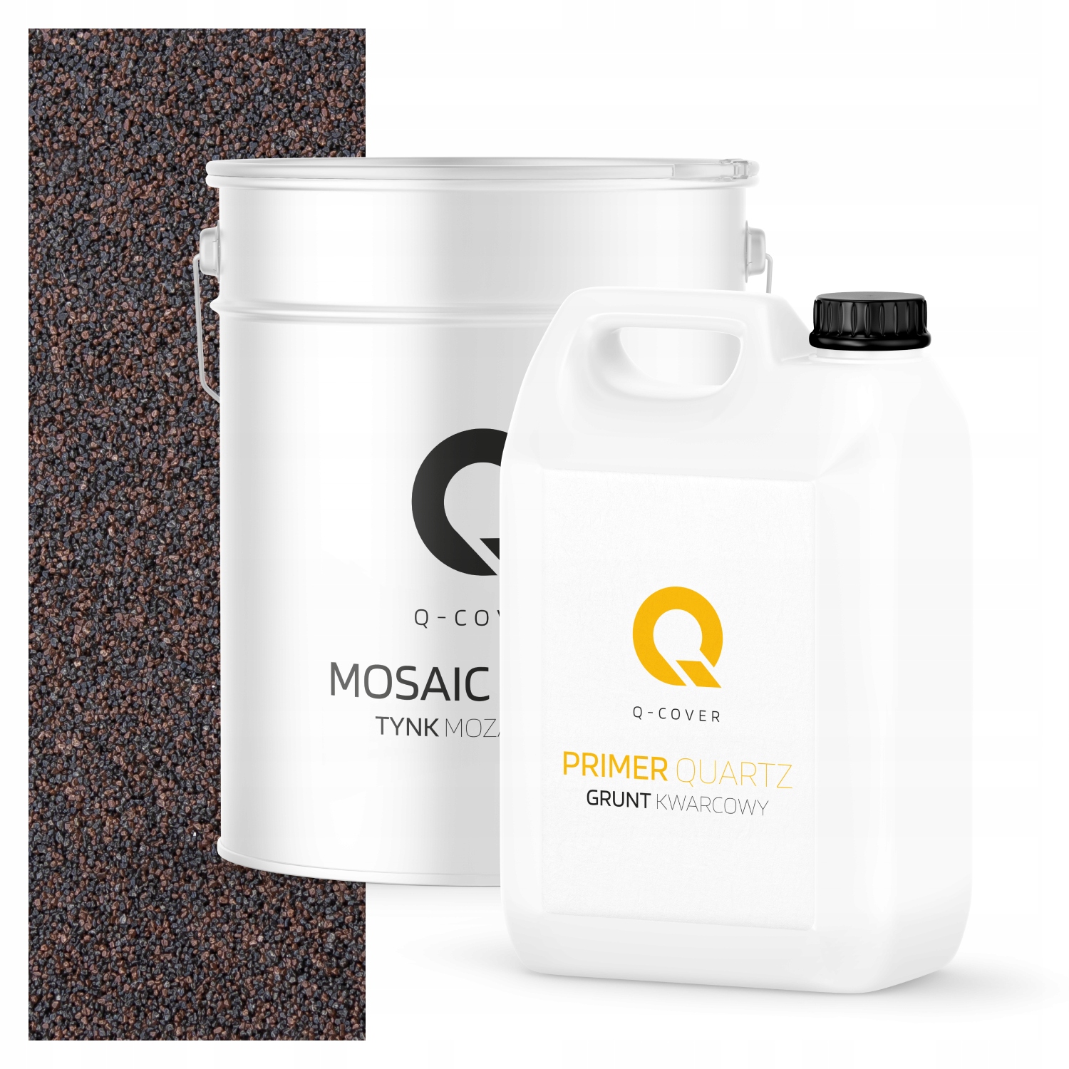 Mozaiková Dekorativní Omítka penetrační nátěr Sada 3.3m2 tmavě hnědá M83