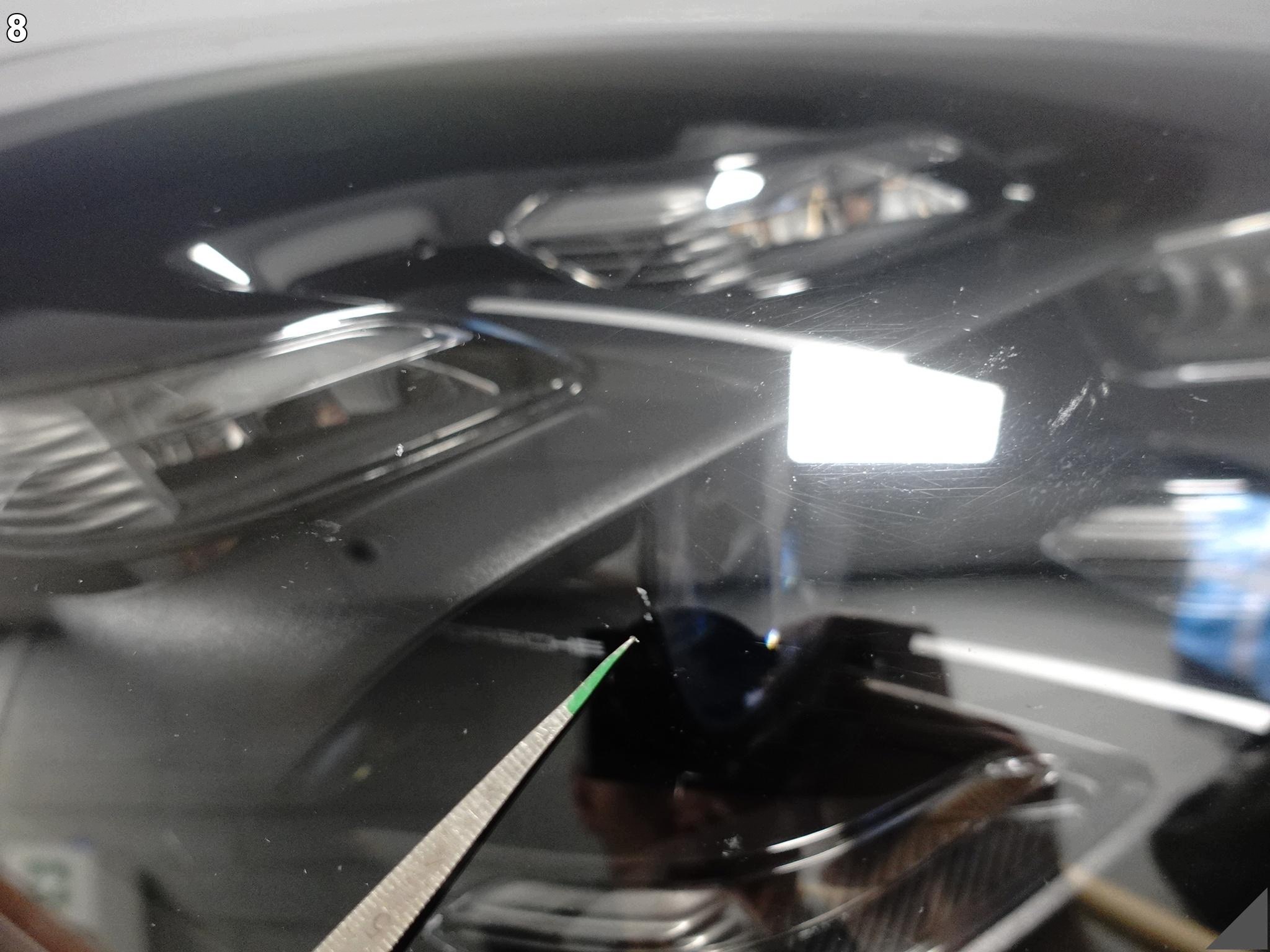 PORSCHE CAYENNE 9Y0 E3 III 18-23 light FULL LED MATRIX right front EUROPA