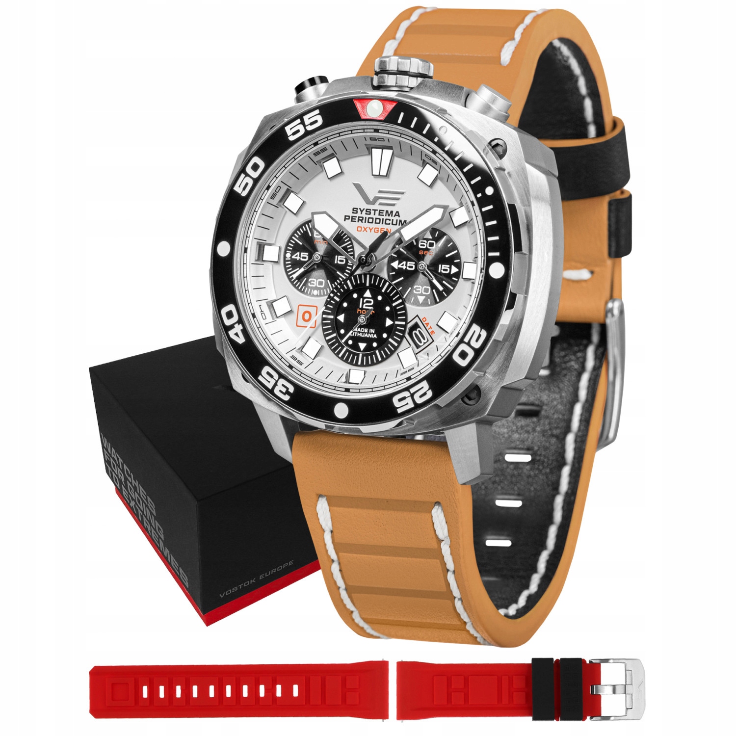 Pánské Hodinky Vostok Europe VK67-650A722 hnědé