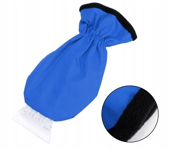 SKROBACZKA DO SZYB Z RĘKAWICĄ NIEPRZEMAKALNA