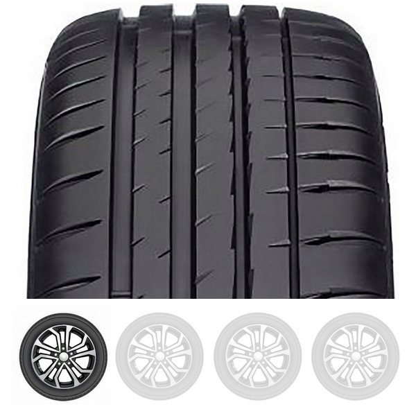 1x летняя шина 255/45R17 Michelin Pilot Sport 4
