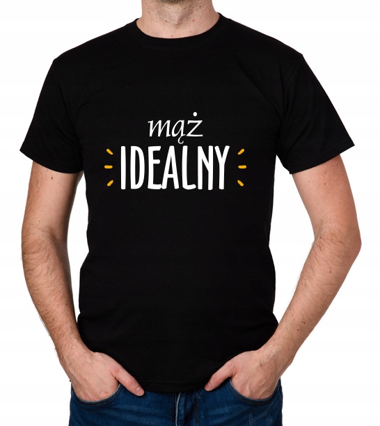 

koszulka Dla Męża Mąż Idealny Pomysł prezent