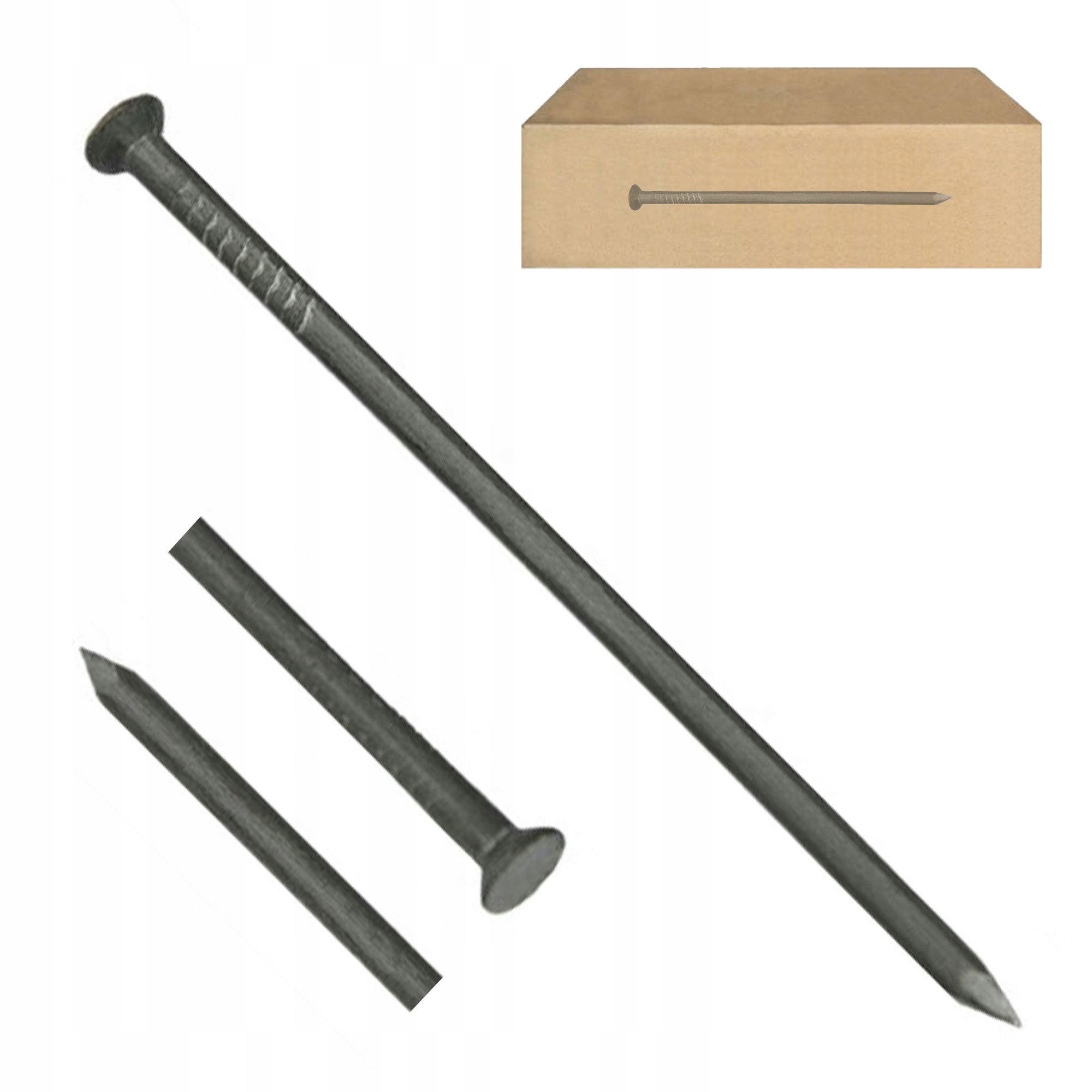 

Gwoździe Budowlane Czarne 4,0" 4x100MM 5KG