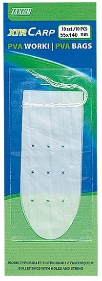 Jaxon Worki Pva ze sznurkiem 55x140mm 10szt PVA043