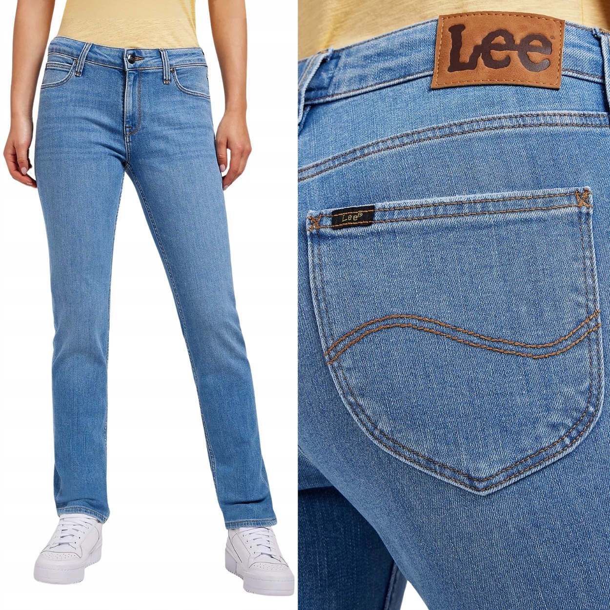 Lee Elly Slim přiléhavé jednoduché dámské džínové kalhoty W30 L33