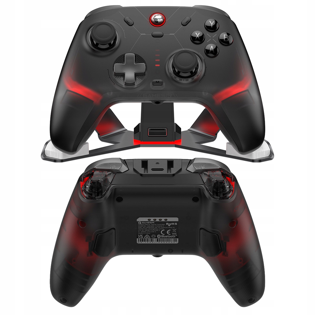Herní ovladač GameSir Cyclone 2 černý bezdrátový/kabelový