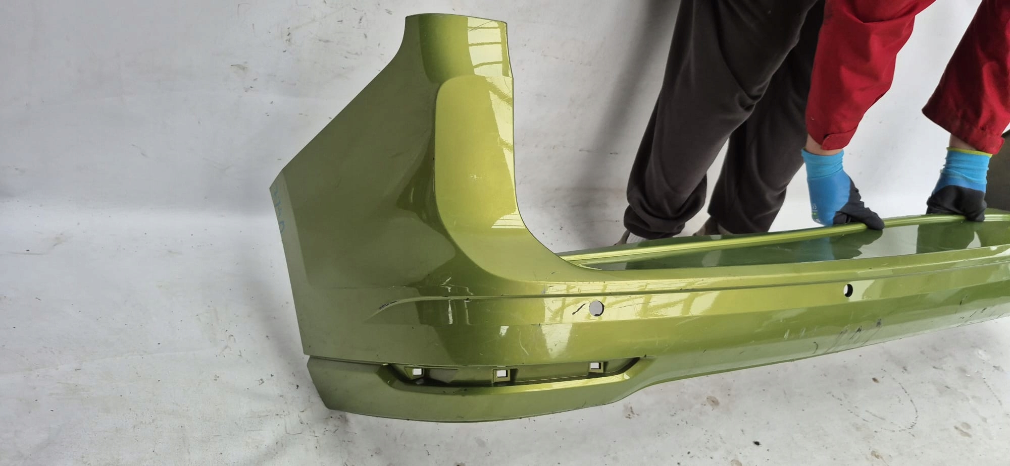 VW CADDY 2K7 IV 20- bumper rear part rear PDC 2K7807421A