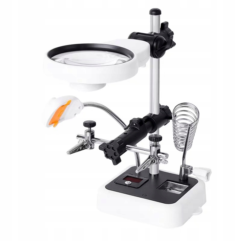 TRZECIA RĘKA PODSTAWKA LUTOWNICY LUPA LED RT0179 Rodzaj inny