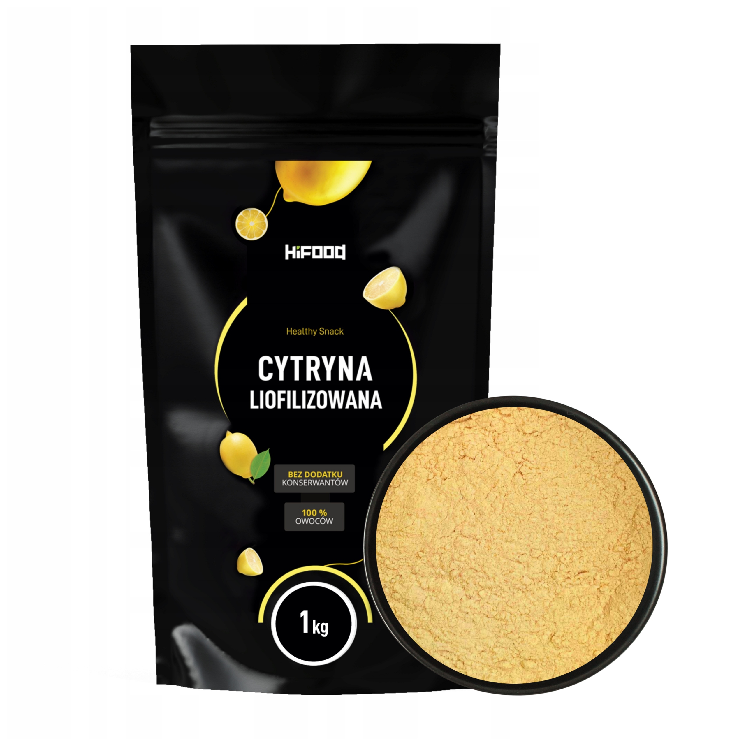 Cytryna Liofilizowana 100% Proszek Bez Goryczki 1 kg HiFOOD