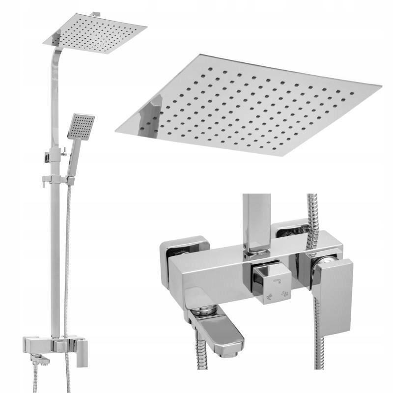 

Zestaw prysznicowy bateria panel deszczownica