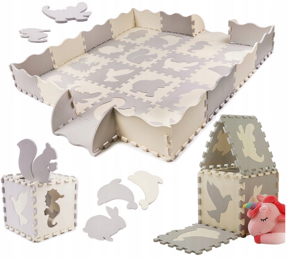

Puzzle Piankowe Mata Edukacyjna Gruba 36EL Zestaw
