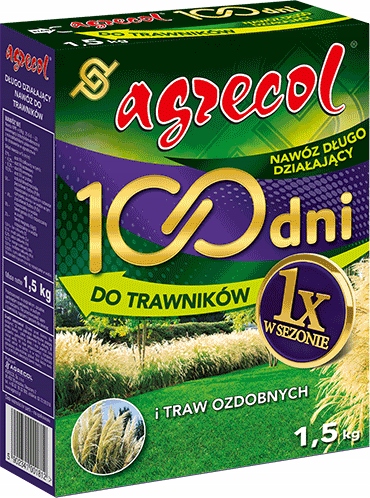 

Nawóz do trawników traw ozd. Agrecol 100Dni 1.5KG