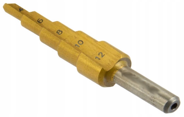 

Wiertło Stożkowe Stopniowe Hs Tytan 4-12mm Wiertła