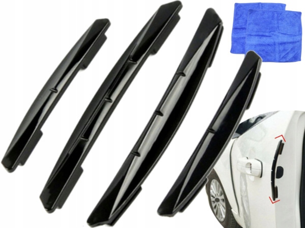 4x LISTWA OCHRONNA ODBOJNIK OGRANICZNIK NA DRZWI AUTA SAMOCHODU Ochrona