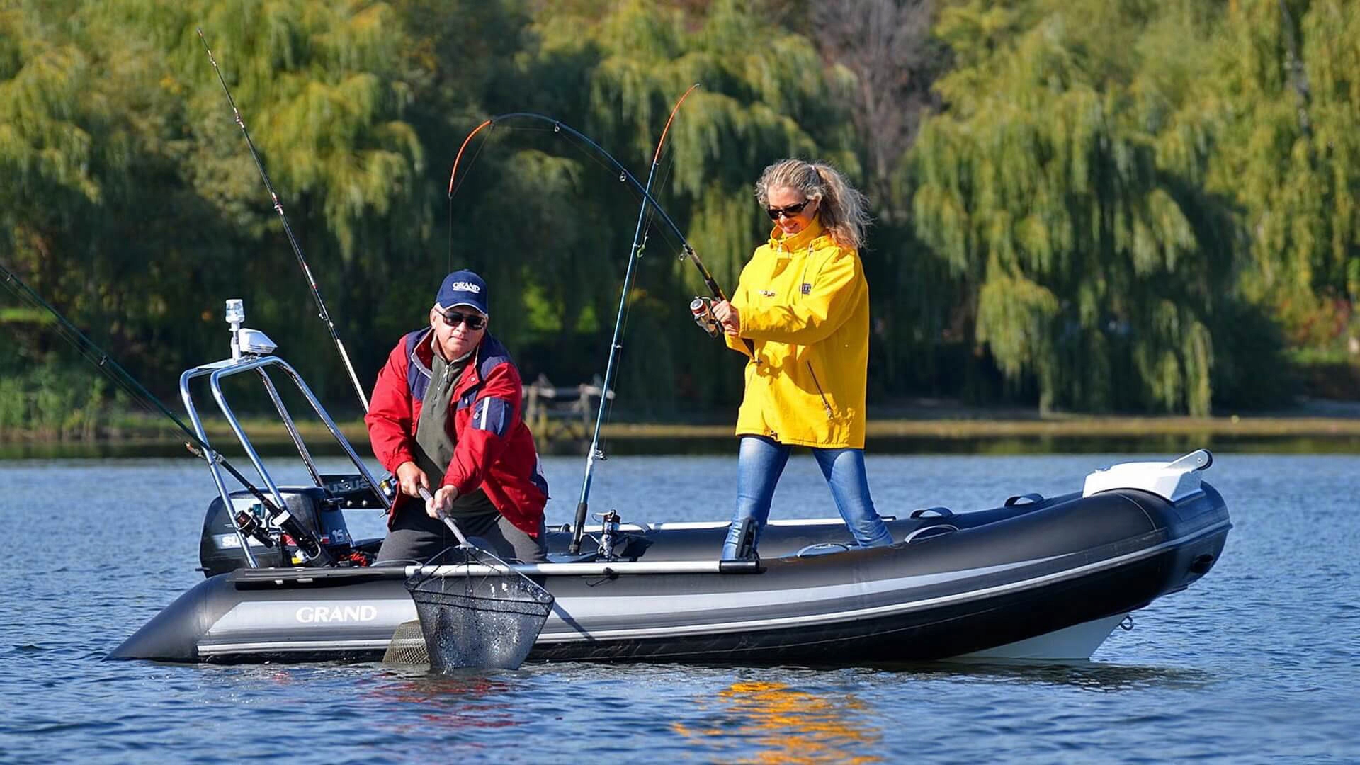 GRAND Silver Line S370N RIB Ponton Łódź Motorówka Liczba osób 5