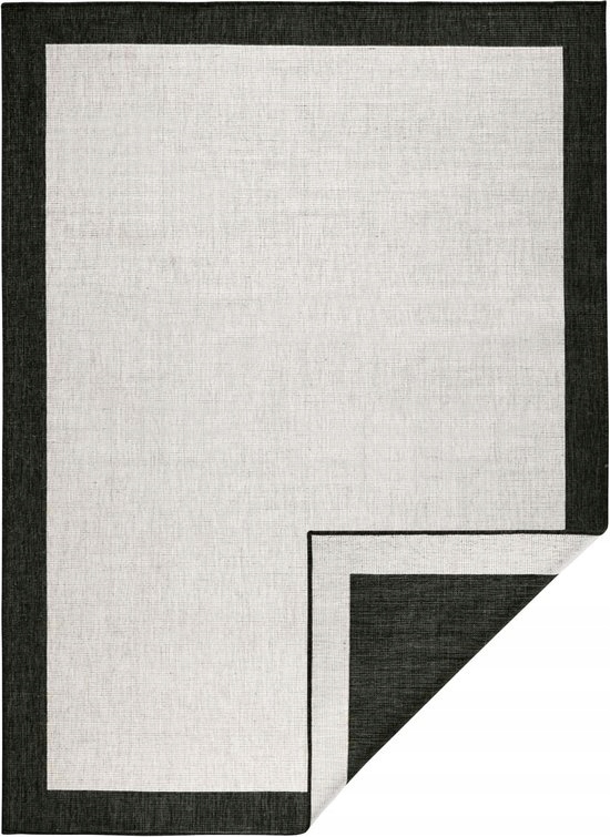 

Czarny dywan dwustronny,płaskotkany 120x170cm