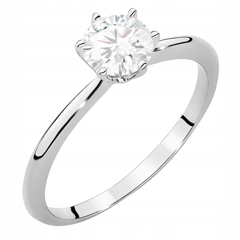 Klasyczny Złoty Pierścionek pr 585 14k z Diamentem Laboratoryjnym 0,70ct