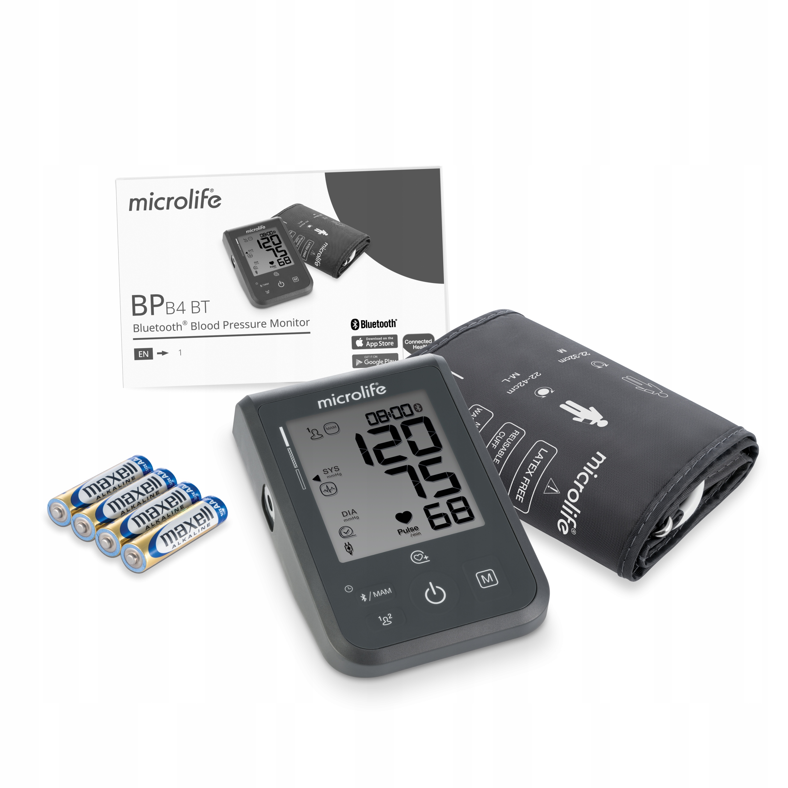 Microlife ciśnieniomierz naramienny automatyczny Bp B4 Bluetooth aplikacja