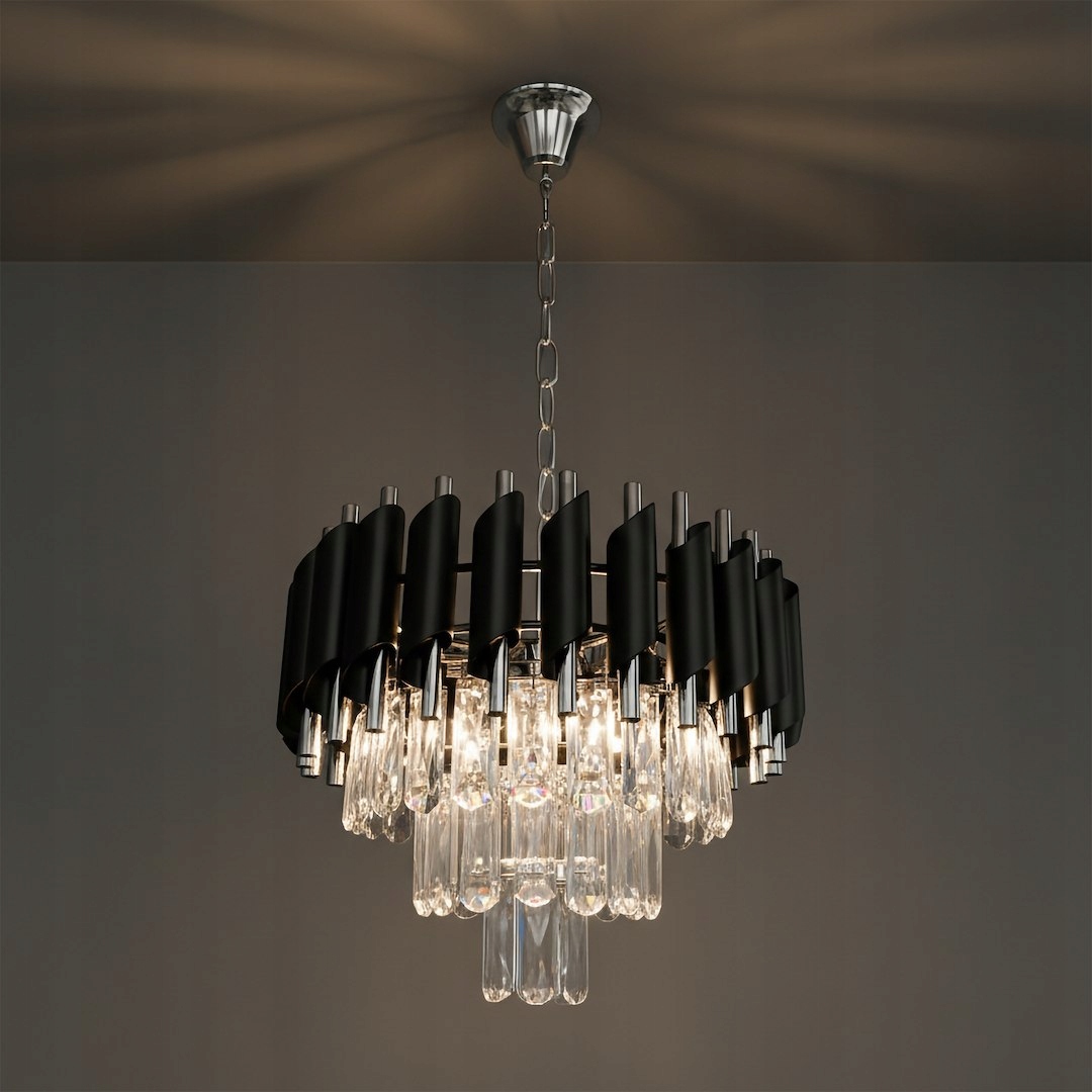 Lustr Cristal Chrome 5xE14