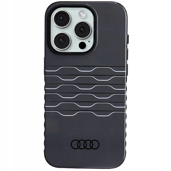 Pouzdro Audi IML Magsafe Case Pro Iphone 15 Pro 6.1" Černá Hardcase Ochrana