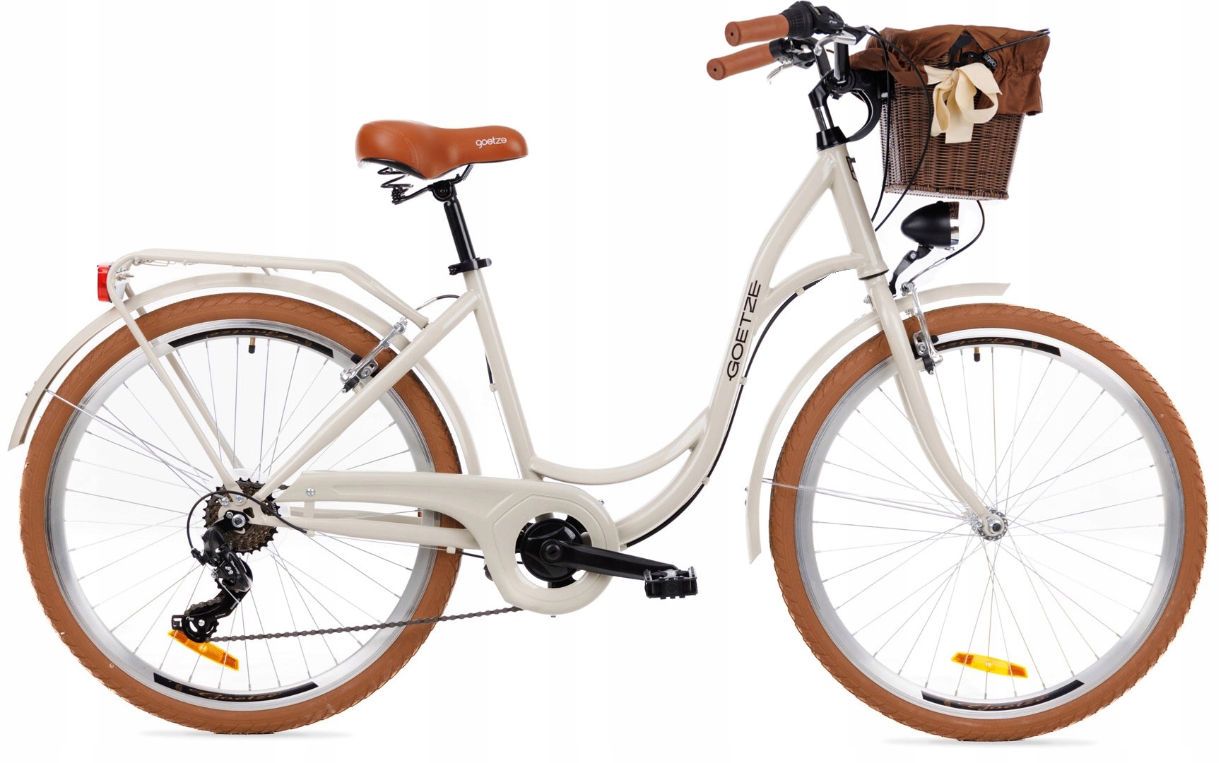 Damski Rower Miejski Goetze 26 Lekki Damka Shimano Kosz