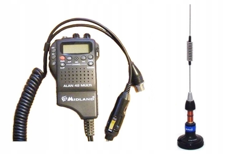 RADIO CB MIDLAND ALAN 42 DS ANTENA MIDLAND LC59