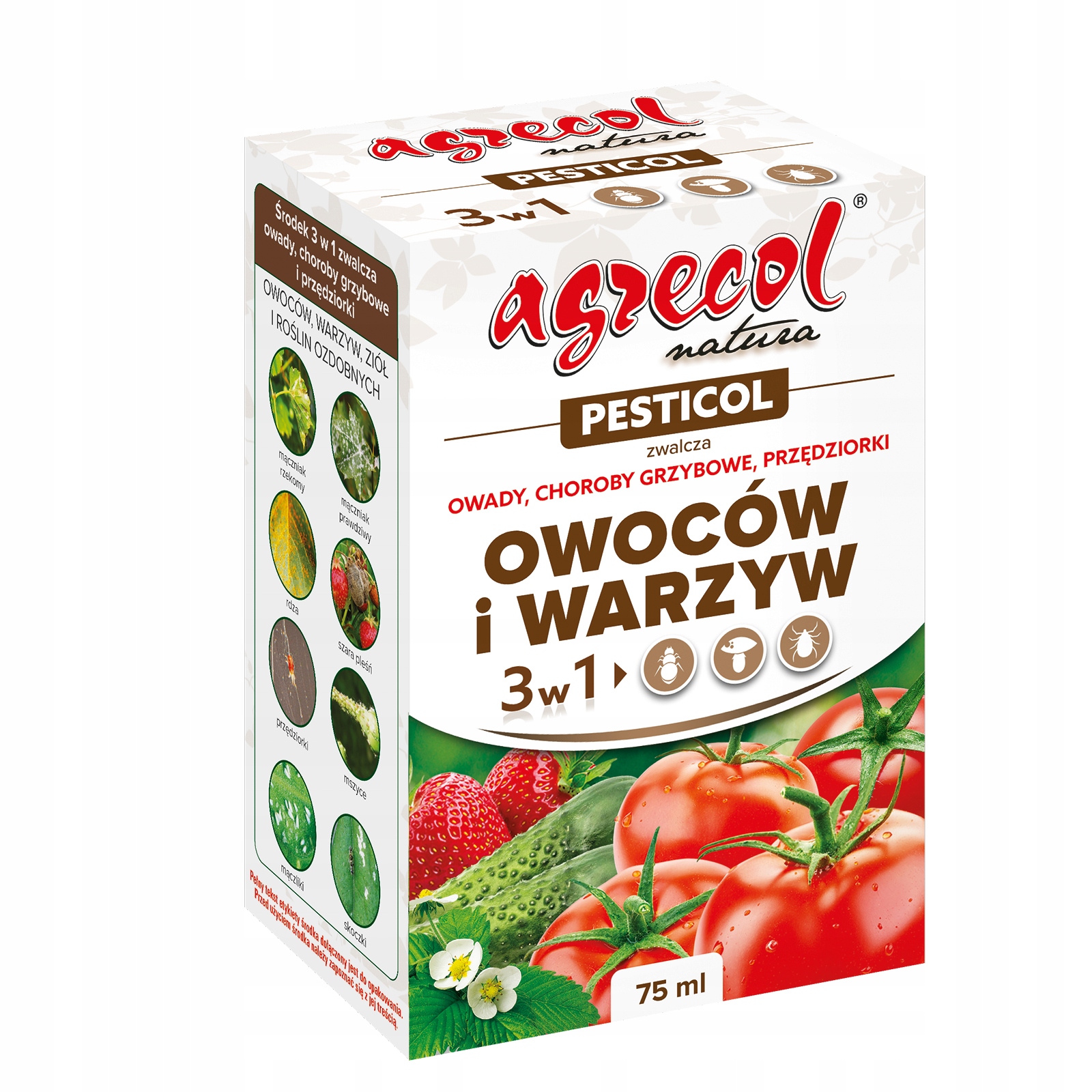 

Szkodniki I Choroby owoców warzyw Pesticol 75ml