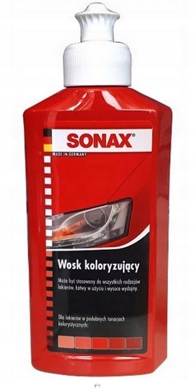 SONAX Wosk koloryzujący Nano Pro czerwony 250 ml
