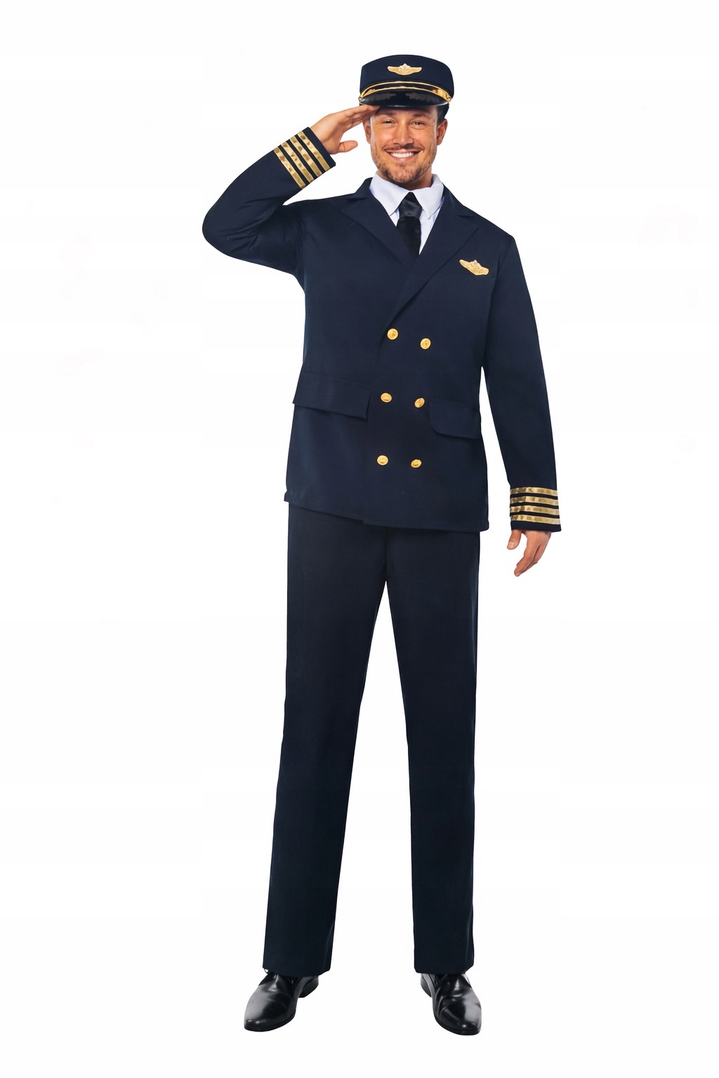 Kostým pro dospělé Pilot Kapitán, vel XL