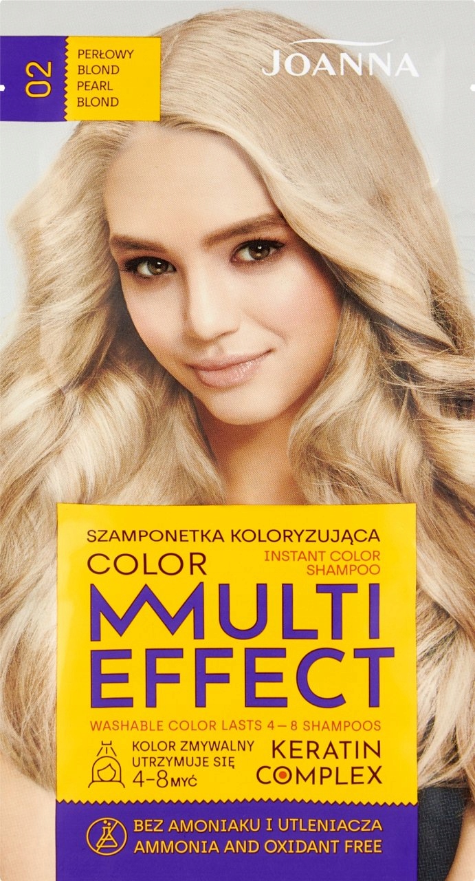JOANNA MULTI EFFECT SZAMPONETKA PERŁOWY BLOND 02