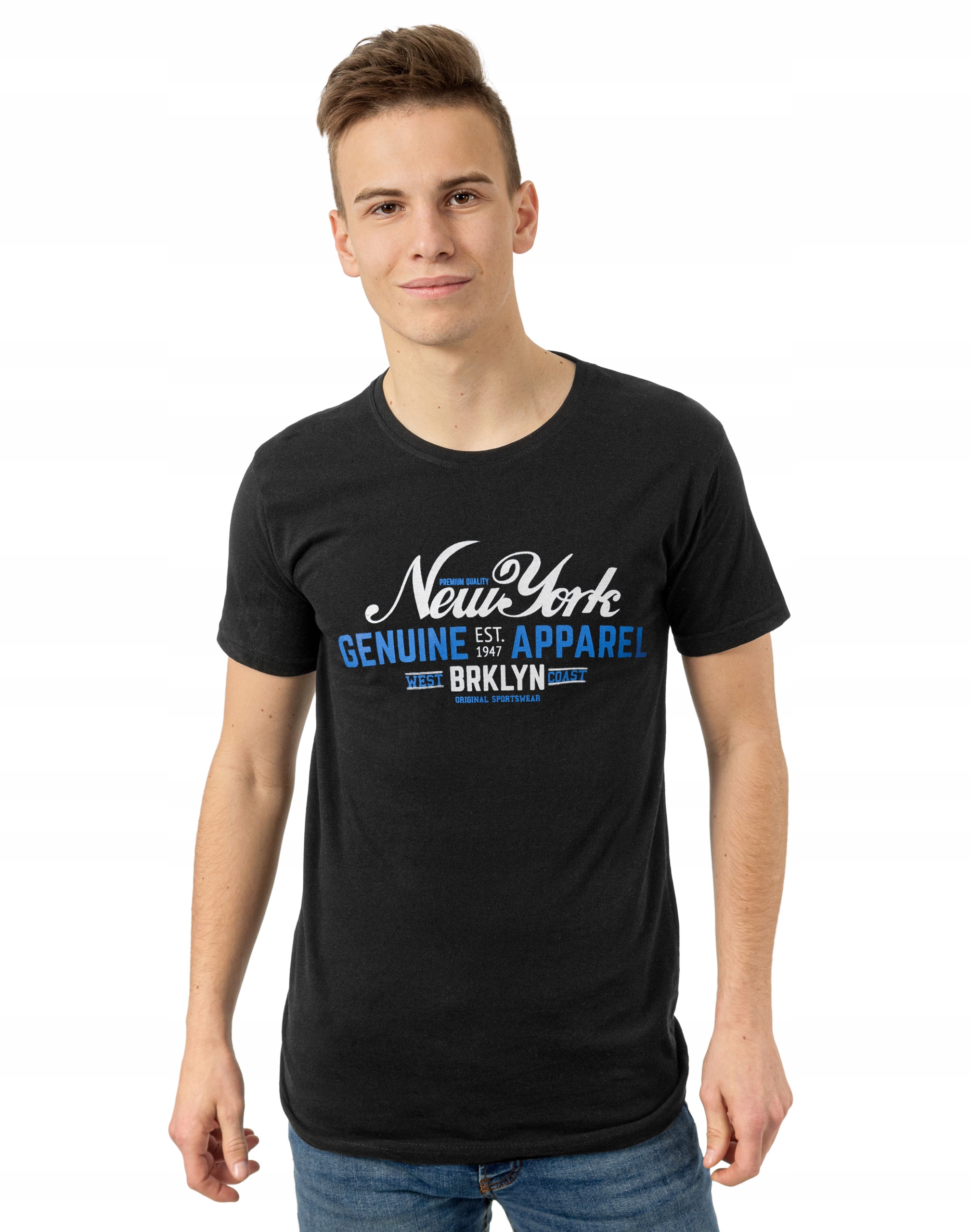 

Duża Koszulka Podkoszulek Tshirt Męski KM16-2 5XL