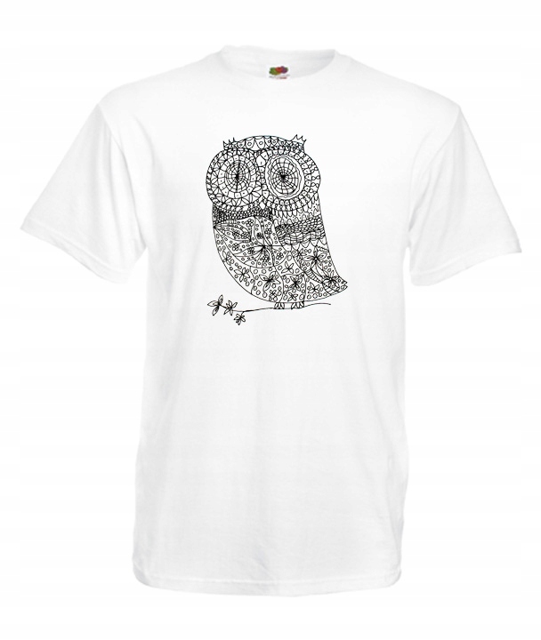 

XXL Koszulka Męska Sowa Sowy Kolorowa Sówka Owl