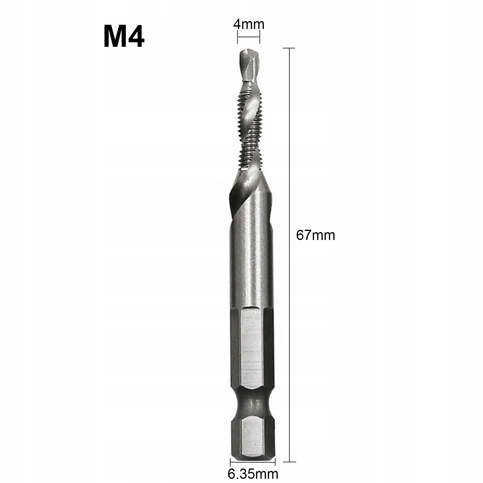 TYTANOWE WIERTŁA GWINTUJĄCE DO GWINTÓW ZESTAW Marka Nela-Styl