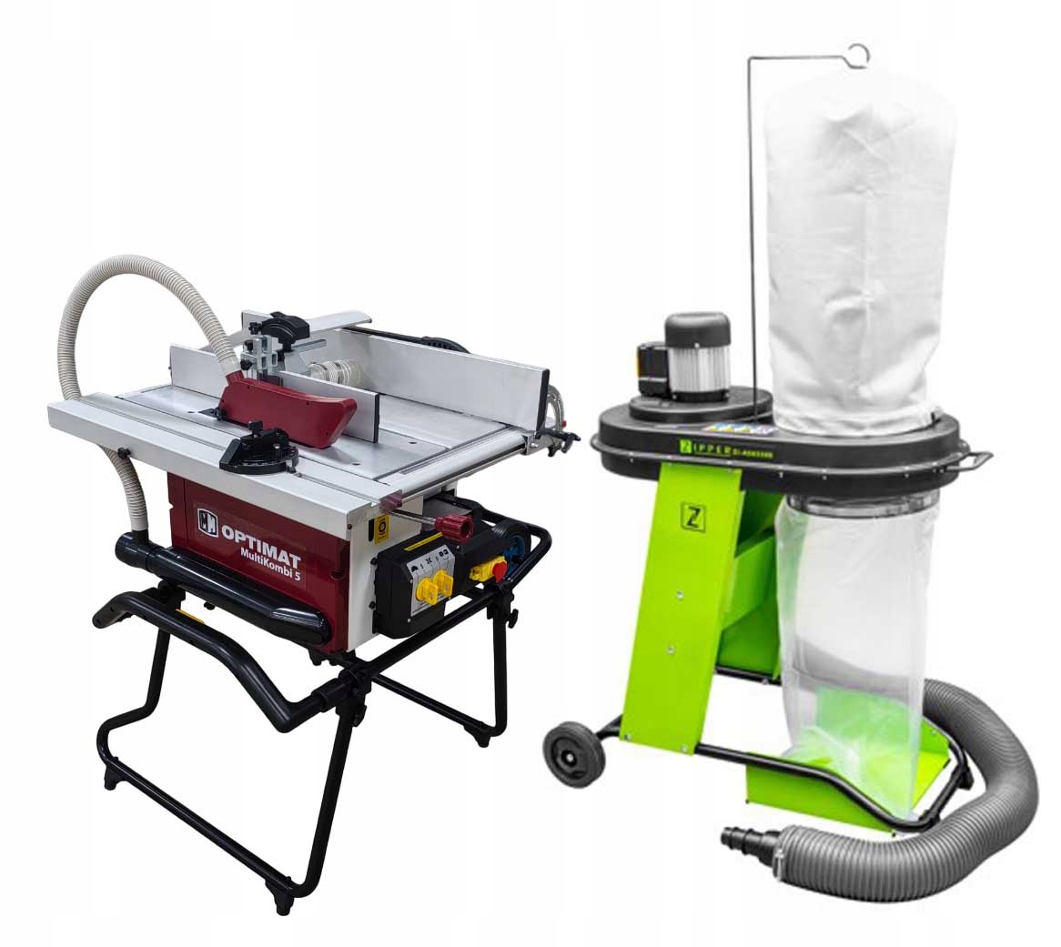 Víceúčelový stroj 5v1 pila 1 kW dřevo odsávání pilin základna