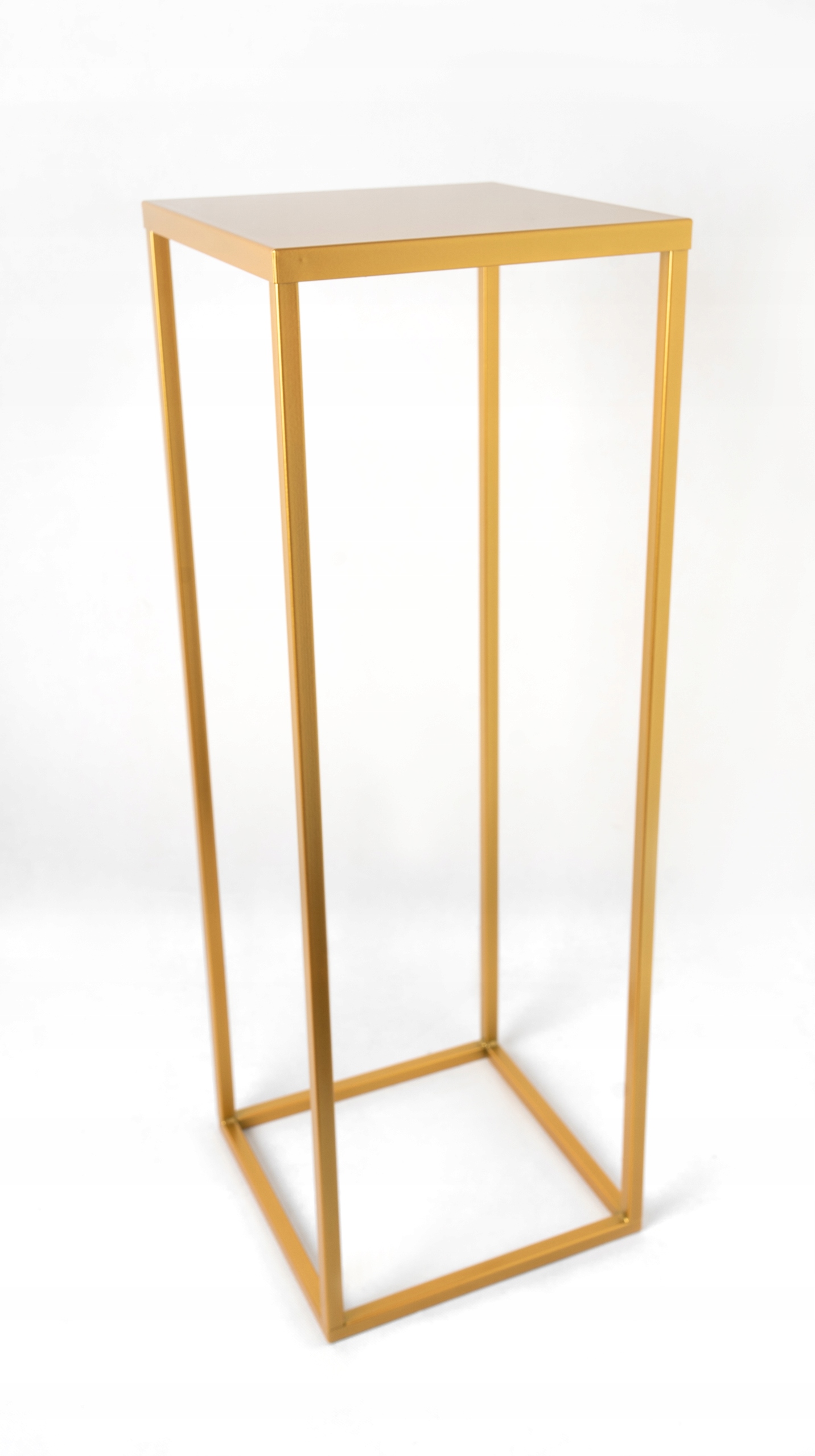 

Stojak Kwietnik Loft Metalowy Złoty Solidny 70 CM