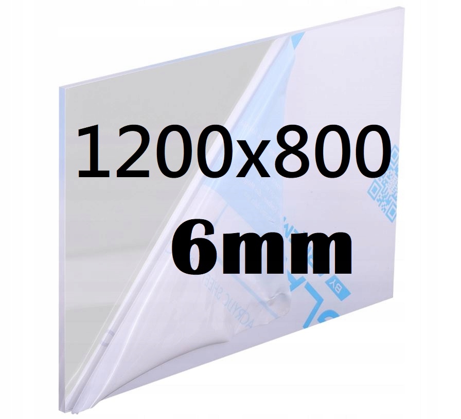 Plexi Plexi Plexi Plexa na míru 120 cm x 80 cm x 6 mm