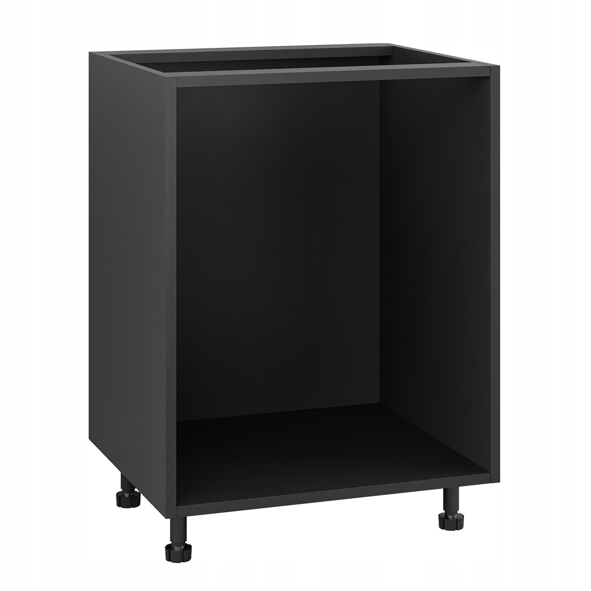 Korpus černá spodní kuchyňská skříňka pod zásuvky 60/82 s příslušenstvím