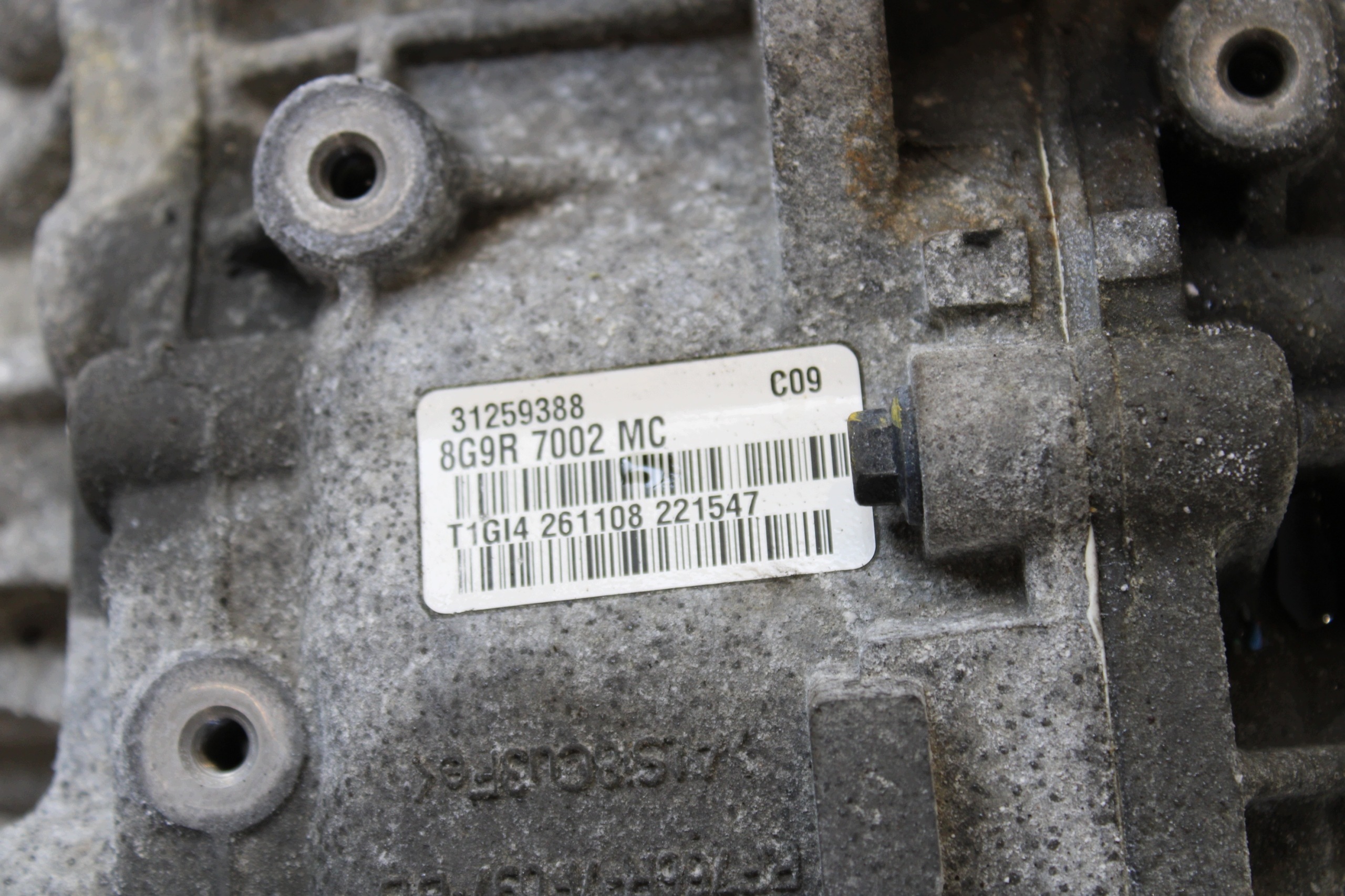 getriebe MANUAL 8G9R-7002-MC FORD S-MAX MK1 2,2 TDCI