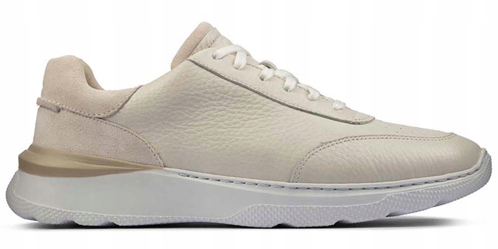 Pánské sportovní boty Clarks SprintLiteLace zlomená bílá kůže 41