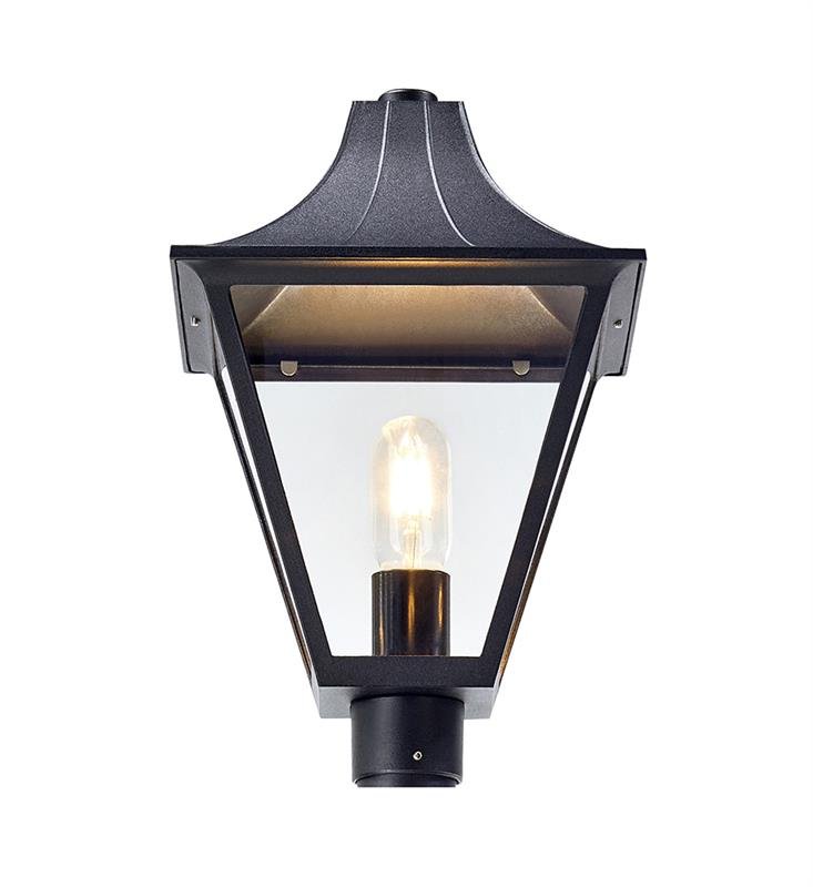 Horní kryt pro lampu Dandy černý/průhledný Markslojd