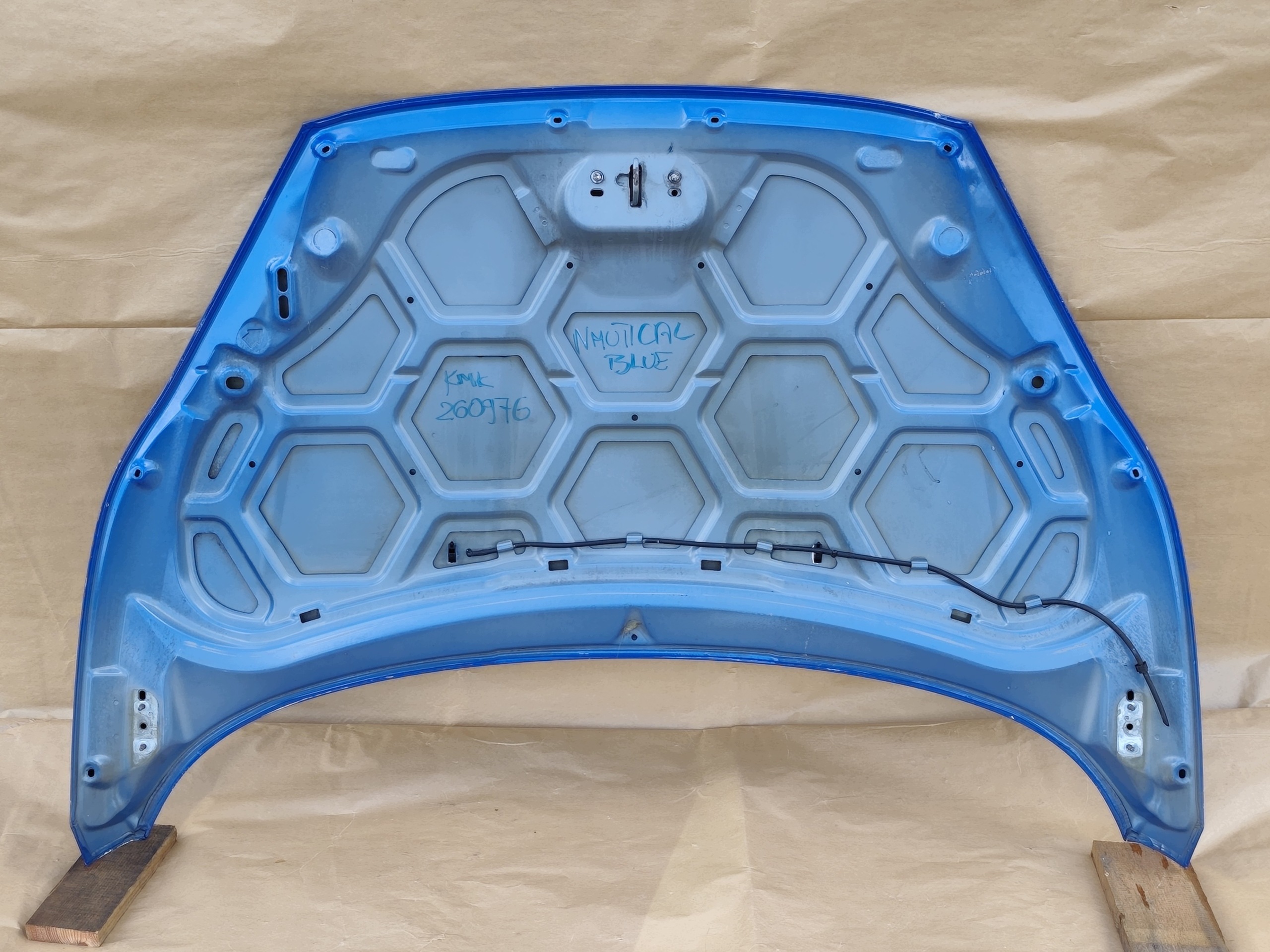 FORD FIESTA MK7 LIFT 2012-2017 bonnet front NAUTICAL BLUE original