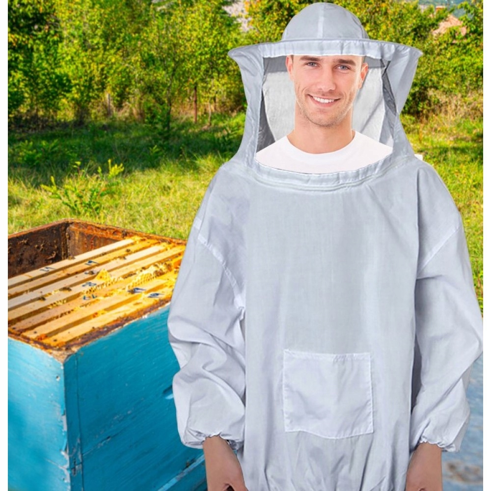PROFESJONALNA KURTKA OCHRONNA DLA PSZCZELARSTWA Z RĘKAWICZKAMI SZCZOTKĄ Rodzaj bluza