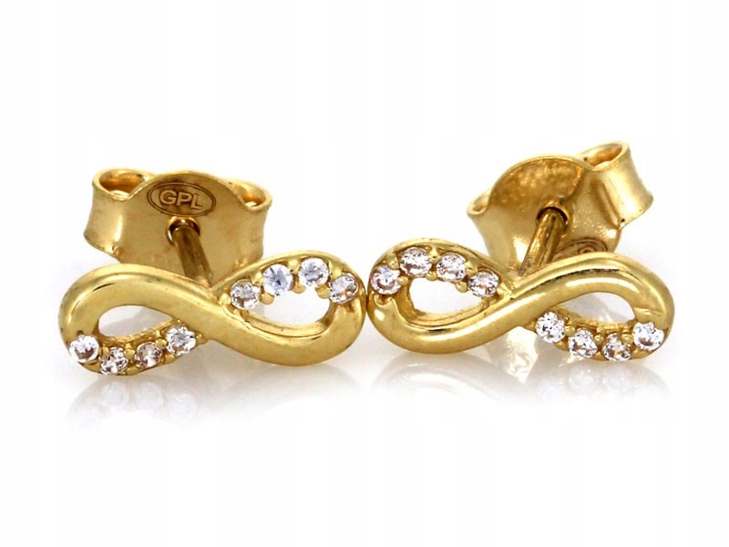 

Kolczyki Złote 585 Nieskończoność Infinity+ Grawer