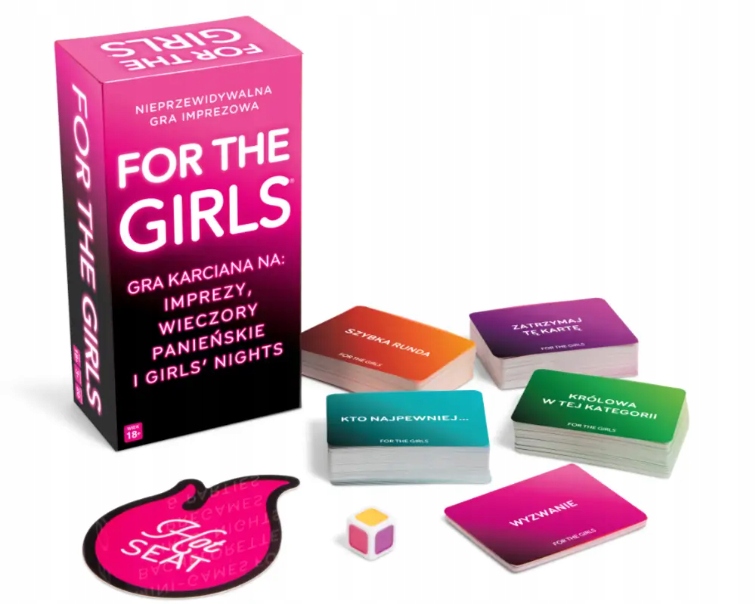 Gra karciana For The Girls dla dorosłych Na Imprezy Wieczory Panieńskie