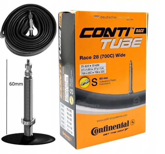 

Dętka Continental Szosa 28' presta 60 mm 622-25/32